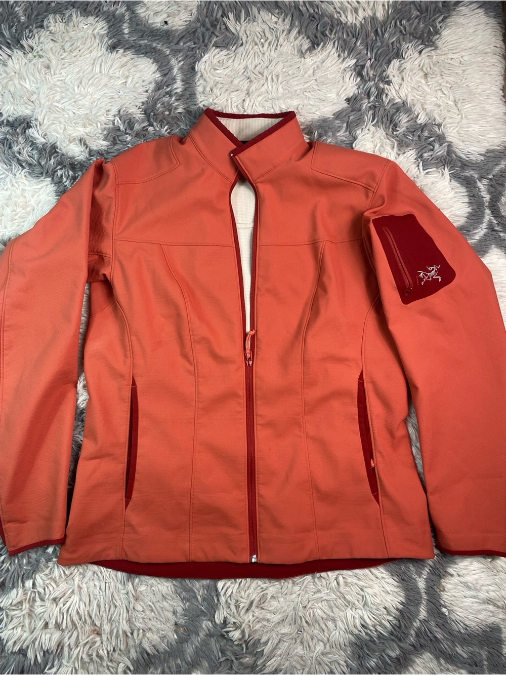 Arcteryx Epsilon LT Hooded Softshell Fleece Lined Jacket Coat Women Size Large